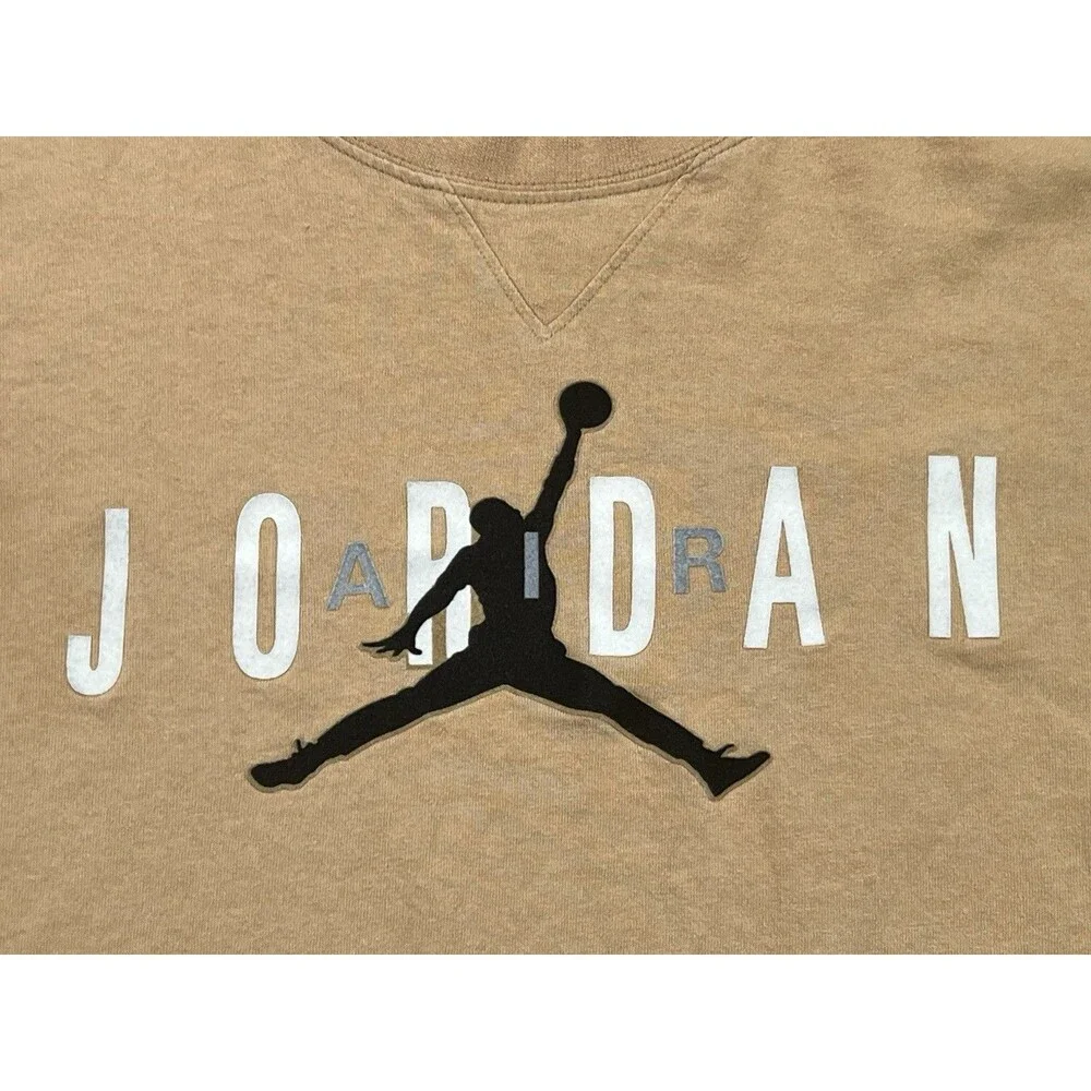 Vintage Nike Air Jordan T Shrit Velvet Jumpman Logo Men’s Size 3XL
